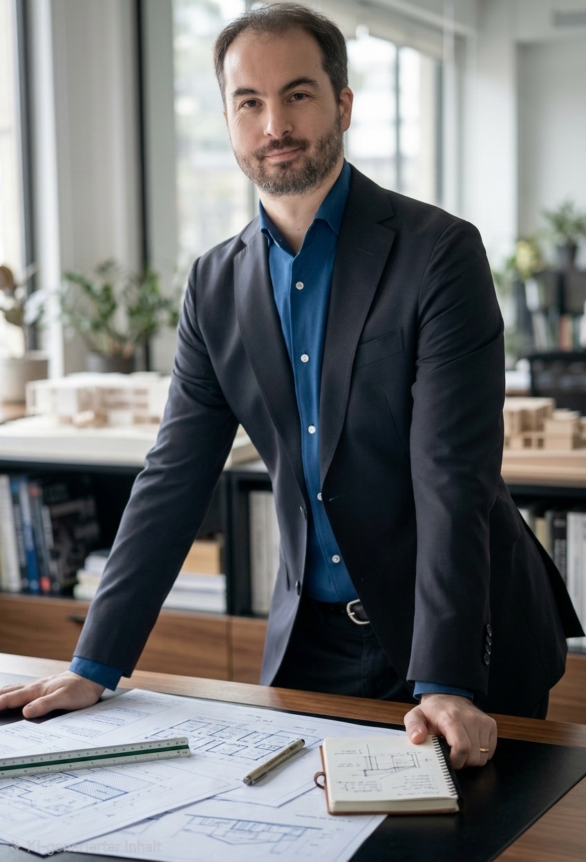 Michael Plankensteiner im Büro